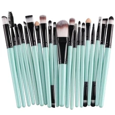 20 Pcs Makeup Set Powder Foundation Lip Eye-shadow Eyeliner Cosmetic Brushes