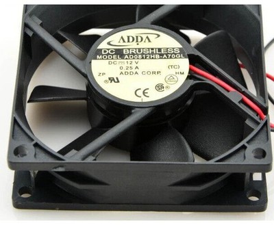 ADDA  AD0812HB-A70GL 8025 12V 0.25A cooling fan   *pz