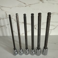 Matco Tools 38 Drive 6 Piece Metric Long Hex Bit Socket Driver Set 5mm-10mm