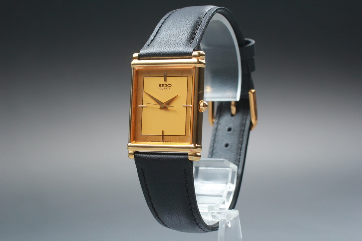 Vintage 1984 Seiko Chariot 9021-5270 Gold Tank SGP Quartz Mens