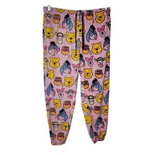 Disney Winnie The Pooh Fleece Lounge Pajama Pants Sleepwear Women's Small