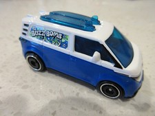 2026 Hot Wheels Volkswagen Vw Id. Buzz Bomb Blue White Diecast Toy Van Bus Car