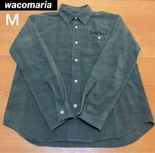 WACKOMARIA Check Shirt M Green Flannel Worn by Takuya Kimura