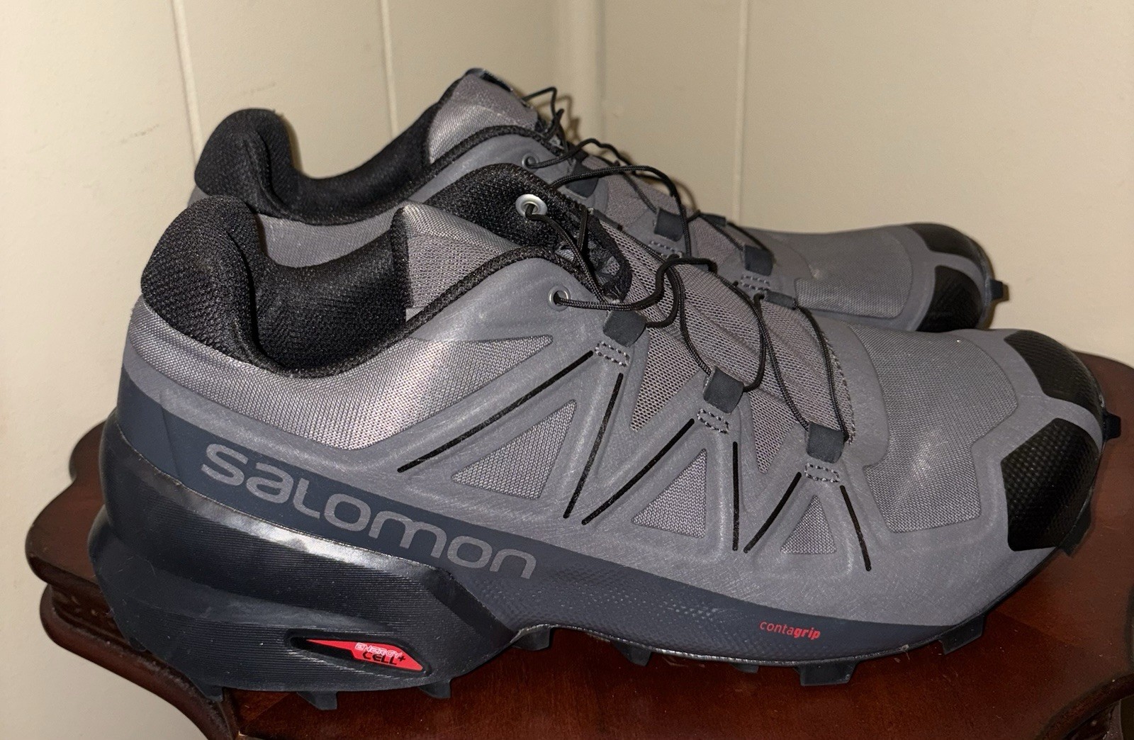 Scarpe da trail running Salomon Speedcross 5 GT nere Phantom da uomo taglia 10
