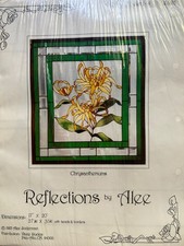 Chrysanthemums Reflections By Alee Stained Glass Pattern Stained Glass Supplies