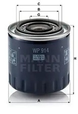 Ölfilter Anschraubfilter WP 914 MANN-FILTER für RENAULT ESPACE III LAGUNA I