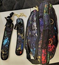 Harrito Diaper Bag Multi Color Floral Print Adjustable Straps Pockets Large Size