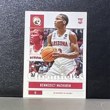 Panini 2022-23 Chronicles Bennedict Mathurin #3 Rookie Arizona Wildcats
