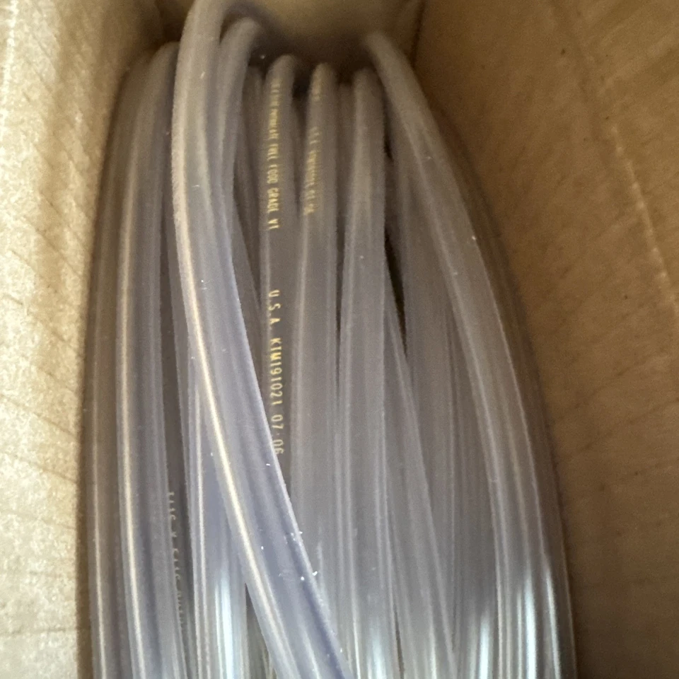 100 Feet Kuri Tec Clear Vinyl Tubing 3/16" ID X 5/16" OD Food Grade , New In Box - Image 2 of 4