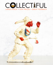 VINTAGE LEAD FIGURE - AMERICAN INDIAN WITH AXE - BRITAINS SCALE - BEAUTY 469