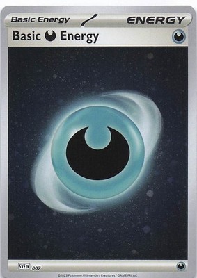 Basic Darkness Energy (Cosmos Holo) Common Holo SVE: Scarlet & Violet Energies 0