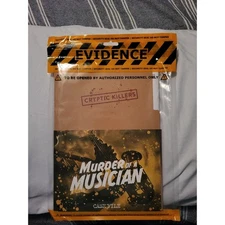Cryptic Killers Unsolved Murder Mystery Game Murder Of A Musician New Sealed
