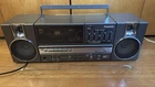 Panasonic RX-C45 Gray AM/FM Cassette Boombox Graphic EQ LED Meter WORKS