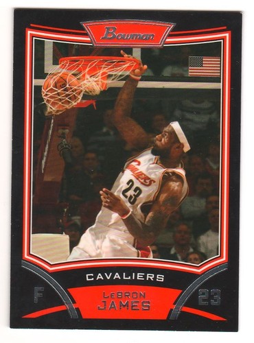 2008-09 Bowman Draft Picks & Stars - LeBron James #3