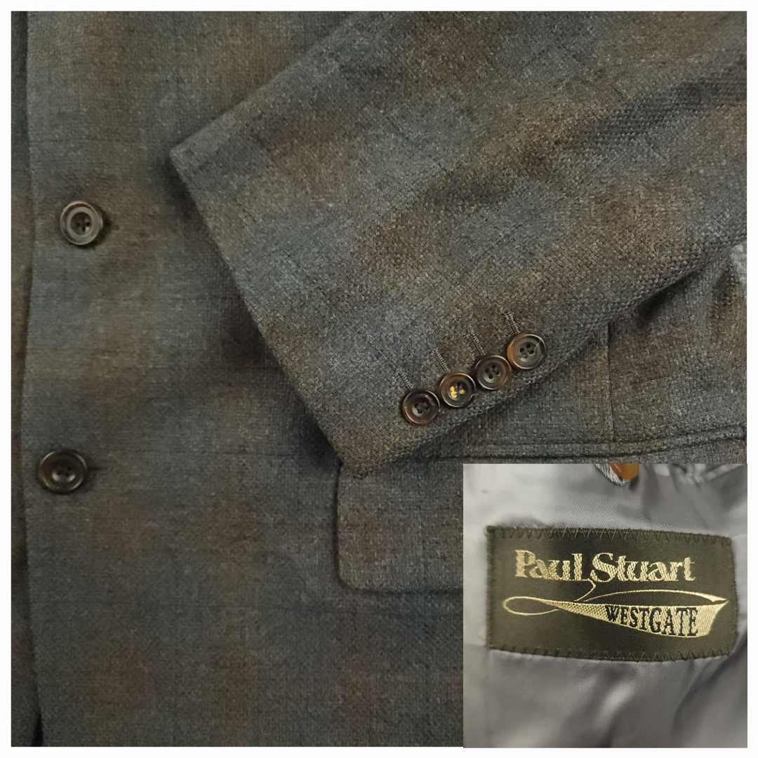 Paul Stuart Blazer Sport Coat Mens 42R Trad Ivy Prep Lambs Wool Basketweave