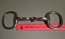 English, Eggbutt Twisted Snaffle Horse Bit, 5"
