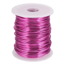12 Gauge 102Ft Anodized Aluminum Wire for Jewelry Craft Making Dark Pink