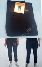 EDDIE BAUER WOMENS HORIZON STRAIGHT ANKLE PANT STRETCH PERFORMANCE BLACK SIZE 8