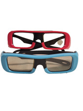 SONY TV 3D Glasses KIDS SMALL LOT OF 2 TDG-BR50 3D Television Bravia HDTV DC 3V