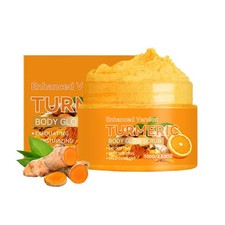 Turmeric Brightening  Exfoliating Body Scrub - Enhanced Scrub For Glowing Skin