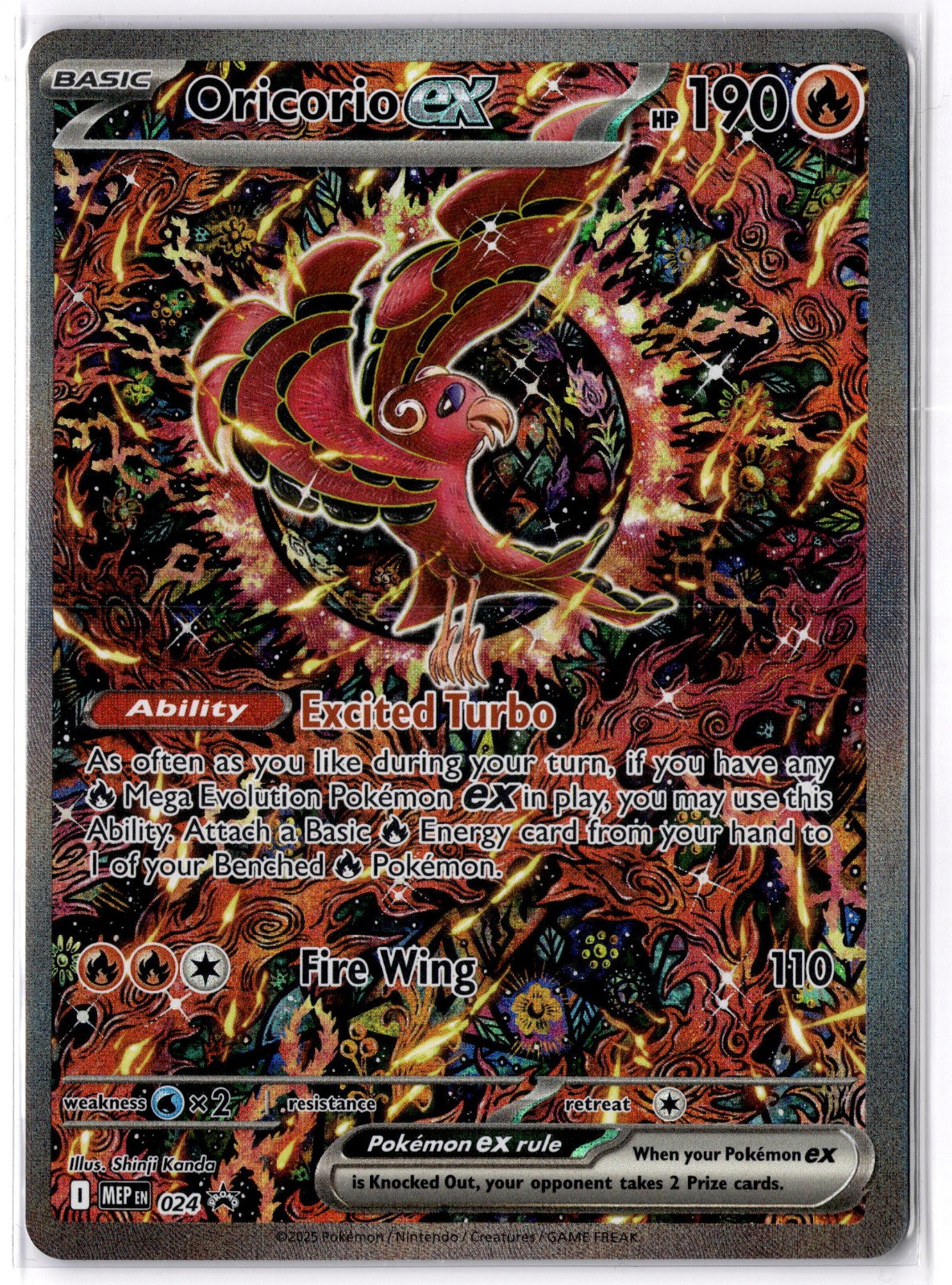 Oricorio ex Promo ME: Mega Evolution Promo 024 NM