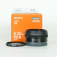  Near Mint   SONY E 20mm F2.8 OSS SEL20F28 for E-Mount APS-C w/Box  4869