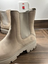 Image of Timberland Cortina Valley Women's Beige Leather Boots UK 7 Brand New rrp £155