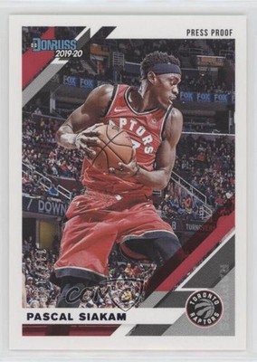 2019-20 Panini Donruss Press Proof Purple 117/199 Pascal Siakam #189 rf2