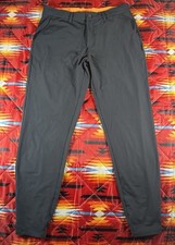 Macade Golf Pants Mens 34x31 Blue Slim Fit Jogger Performance Chino Zip Ankle