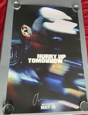 NEW The Weeknd Hurry Up Tomorrow Signed Autographed Vinyl Poster