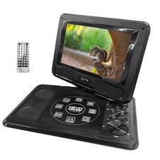 10.8" Portable DVD Player 16:9 LCD Large 270  Swivel Screen Rechargeable Player