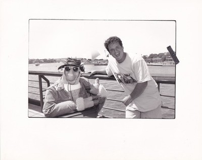 Original Press Photo Actor Angelo Abela Nobby Sheep TV Series Ghost Train 1989 b