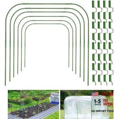 Greenhouse Hoops Grow Tunnel - 6 Sets Garden Hoops for Raised Beds - Rust-Free