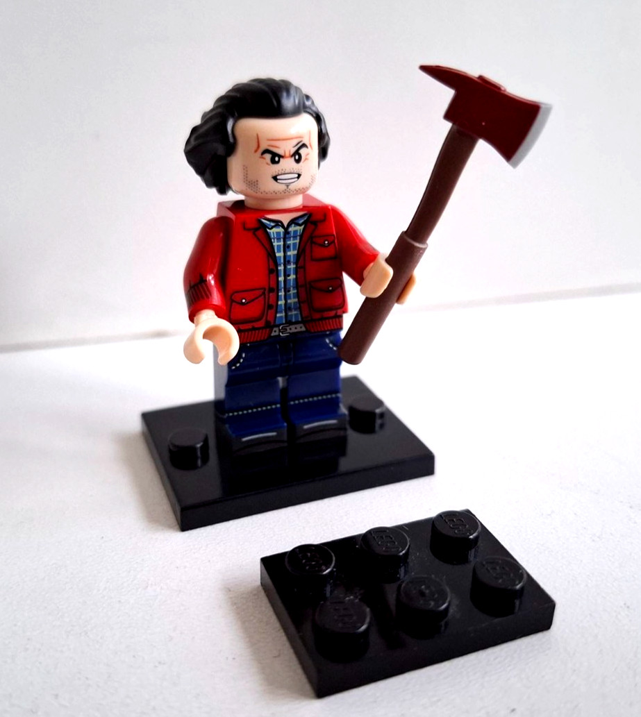 Figura Bloque Jack Torrance THE SHINING + Original Lego Stein Alien Predator