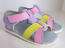 See Kai Run Basics Toddler Shayna Sandals, size 12T pink purple green