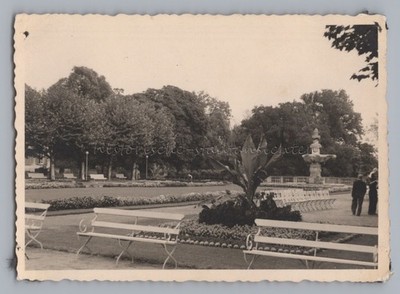 Bad Dürkheim 1952 Park Fountain Old Photo 1950s
