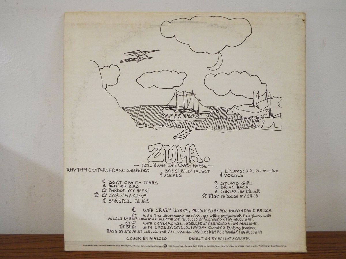 NEIL YOUNG CRAZY HORSE ZUMA LP VINYL ALBUM | eBay