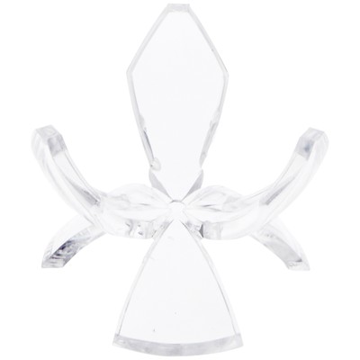 Plymor Acrylic Ball//Sphere Flower Petal Holder 3 Pack 1.5/" H x 2/" W x 2/" D