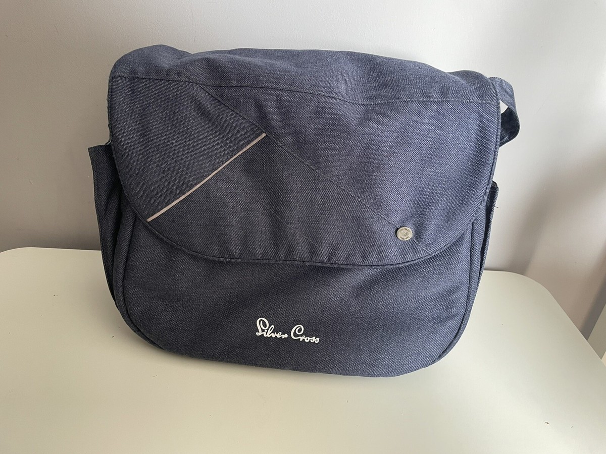 Silver Cross Pram Changing Bag Exclusive Blue