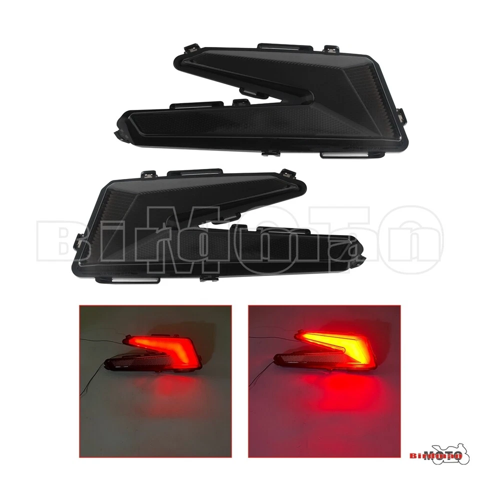 Red LED Rear Brake Tail Light For Can Am Maverick X3 R 4x4 XDS Turbo DPS 2017-25 - Image 2 of 4