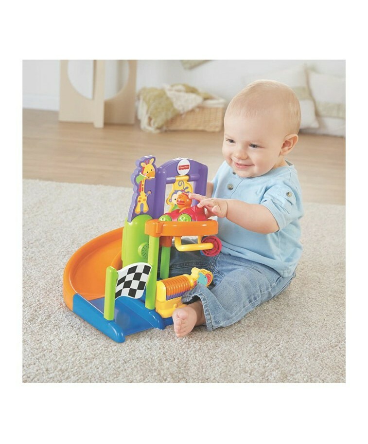 フィッシャープライス　車　コース Amazon.co.jp: フィッシャープライス ちびっこレーサー ふると