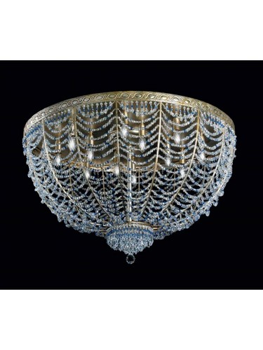 Plafonnier Classique Design Verre Cristal - Picture 1 of 2