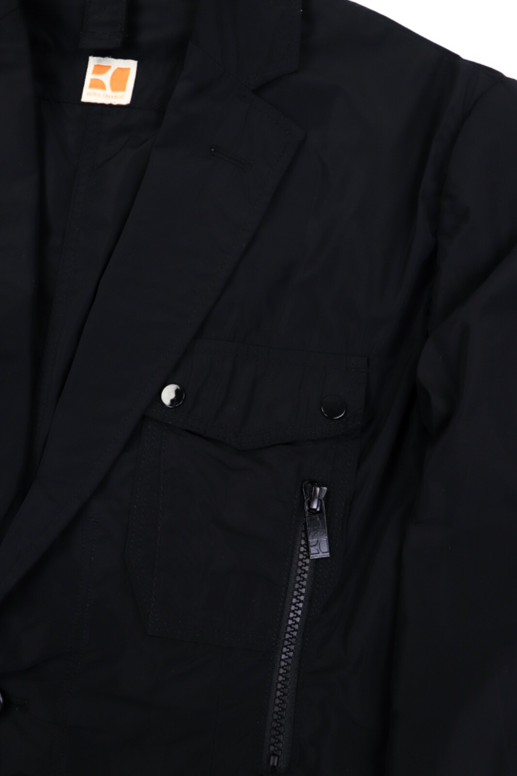 Boss Orange Vintage Overlo-W Black Nylon Cargo Multipocket Blazer Jacket US40R image 6
