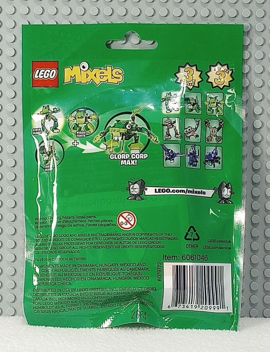 Twisted Mixels Torts LEGO Mixels 41518 Glomp Series Factory Sealed
