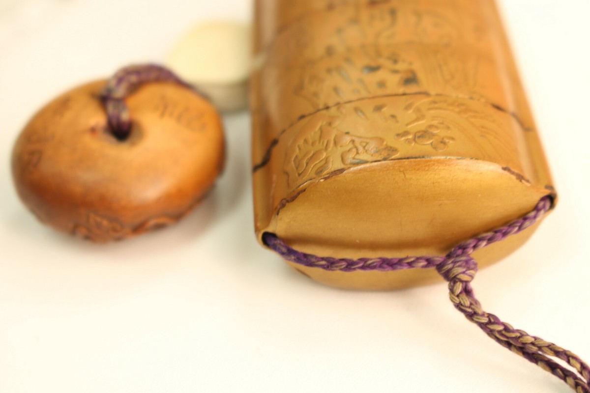 boîte à médicaments - netsuke - perle de serrage - MPL S