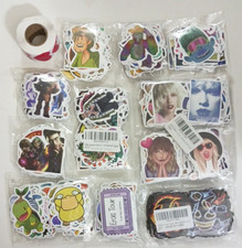 Stickers lot of 900 for skateboard, laptop, waterbottle. scooby, Taylor, Pokemon