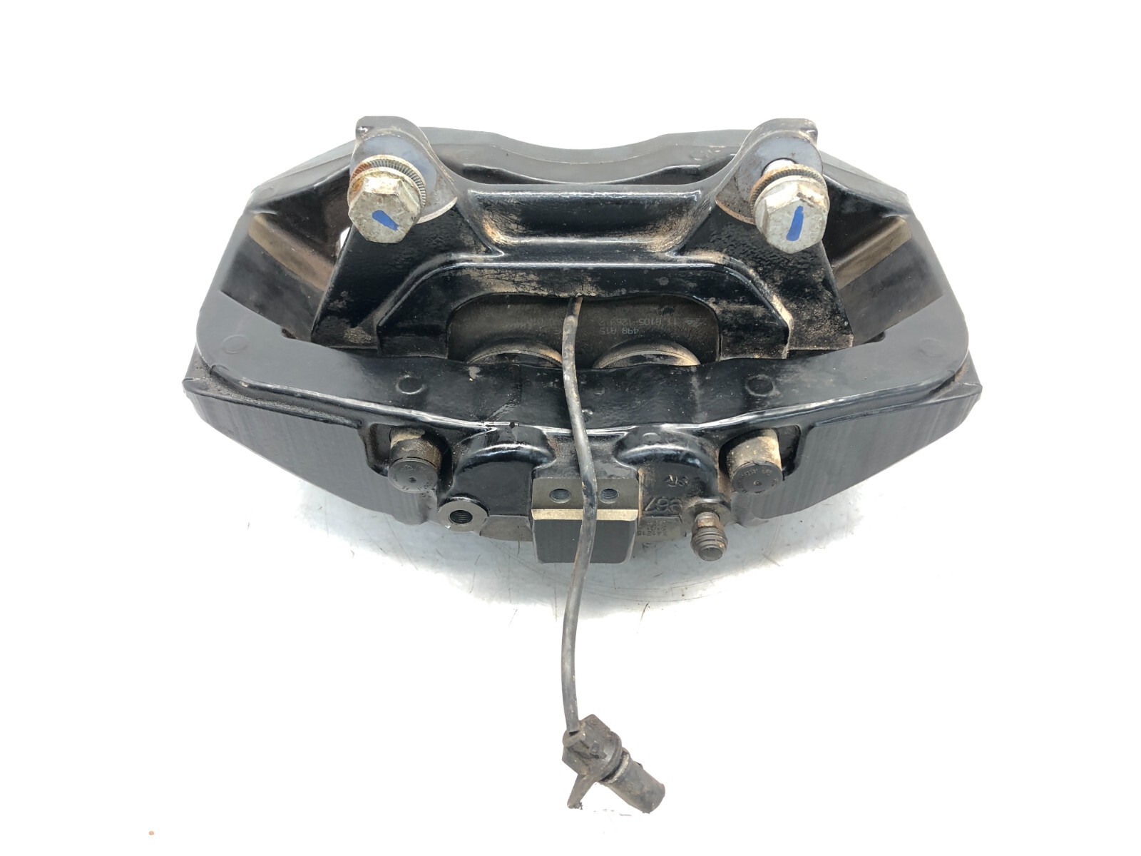 2014-2018 BENTLEY FLYING SPUR AWD RIGHT PASS FRONT BRAKE CALIPER W/ PADS OEM.