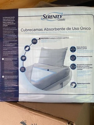 60 traverse assorbenti serenity per letto 60x90 adatto anche x cani .