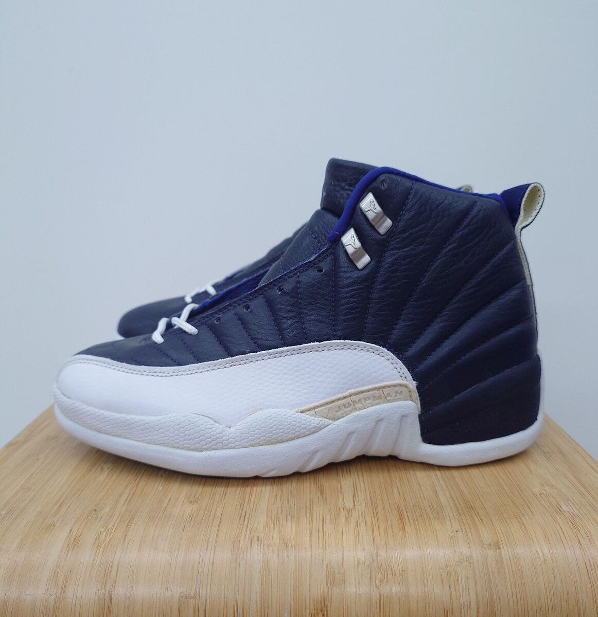 Vintage 1997 Nike Air Jordan XII 12 OBSIDIAN OG sz 9 FRENCH Vintage 1997 Nike Air Jordan XII 12 OBSIDIAN OG sz 9 FRENCH