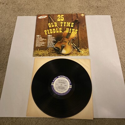 25 Old Tyme Fiddle Hits, Bluegrass Vinyl LP Compilation,  K-Tel